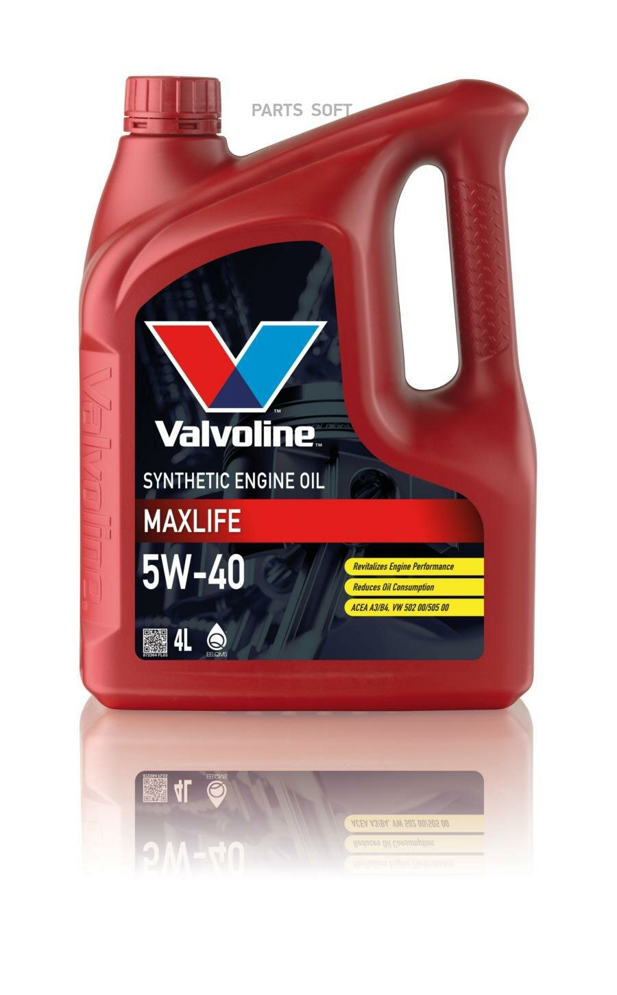 VALVOLINE 872364 Масло моторное VALVOLINE Maxlife 5W-40 4л.