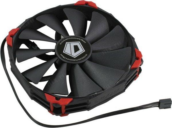 Вентилятор ID-Cooling (id-fan-no-14025k) (4пин, 140x140x25мм, 16.8-32.6дБ,800-1600 об/мин)