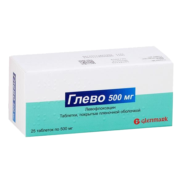 Глево, таблетки покрыт.плен.об. 500 мг 25 шт