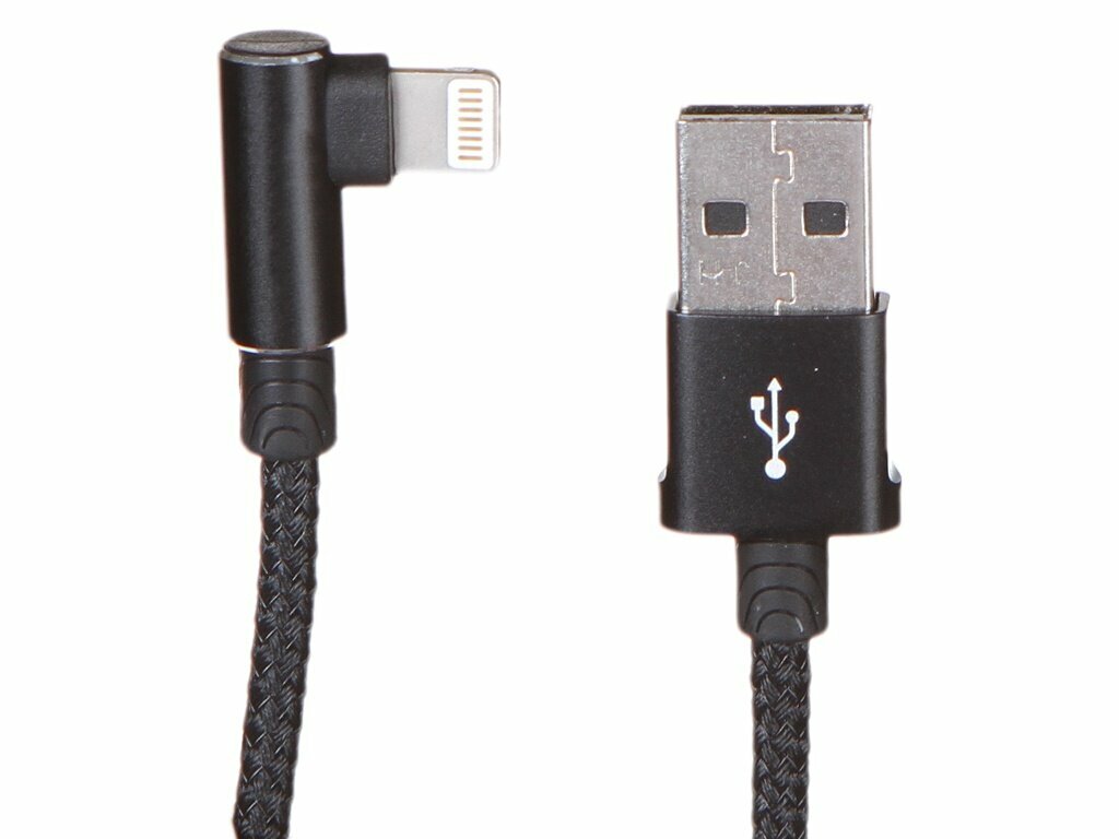 Аксессуар Baseus MVP Elbow Type Cable USB - Lightning 1.5A 2m Black CALMVP-A01