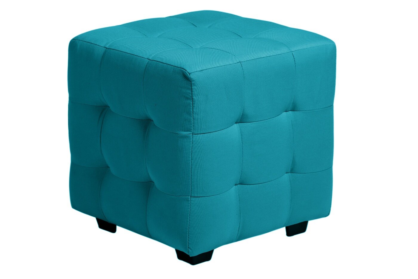 фото Пуф Генри Azure, рогожка, 40х40х45 см