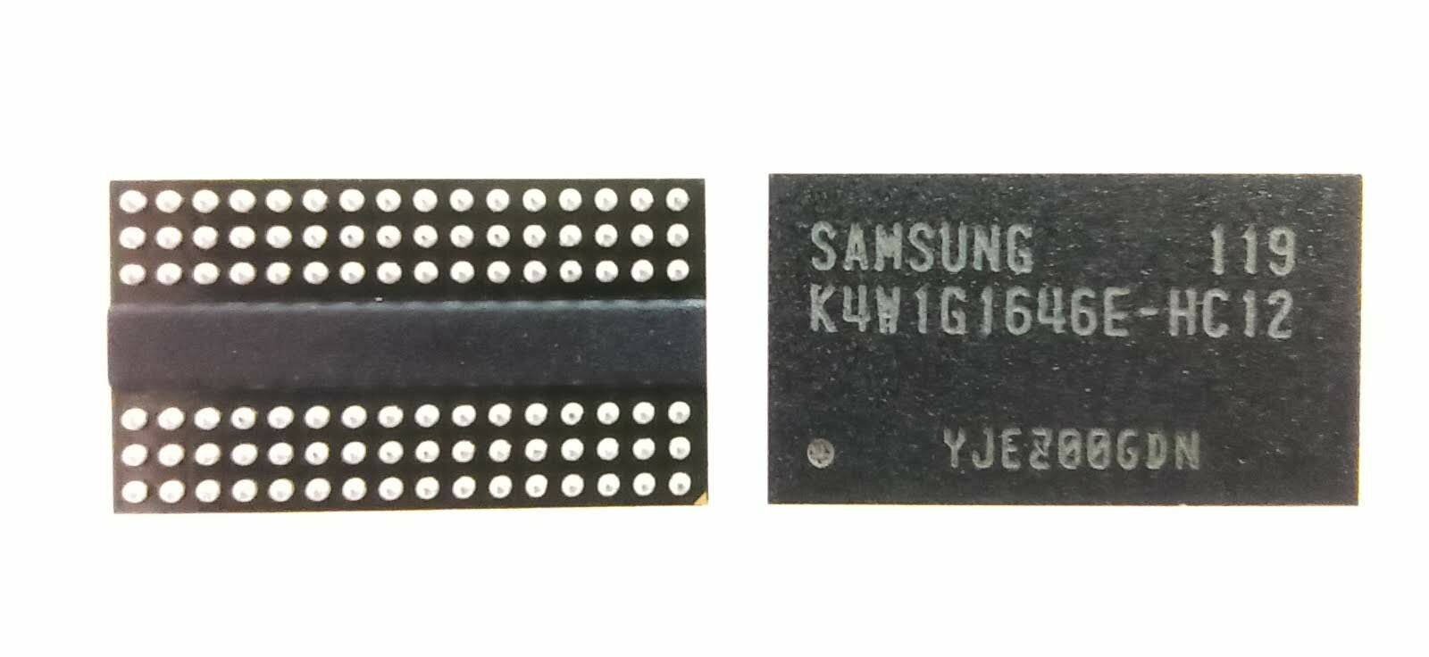 Видео память Samsung 1600мГц 1Гбит GDDR3 [K4W1G1646E-HC12]