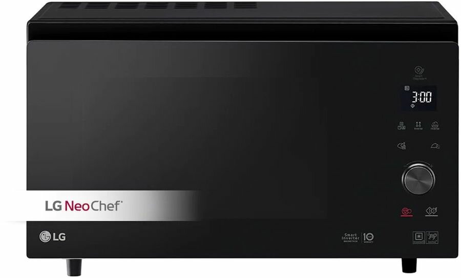 Микроволновая печь LG MJ3965BIS черный, 39л, 1 100Вт