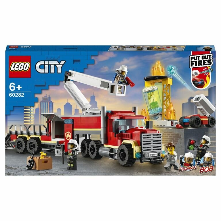 LEGO City Конструктор Команда пожарных, 60282