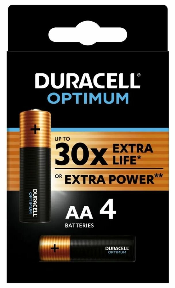 Батарейки Duracell OPTIMUM AA MX1500