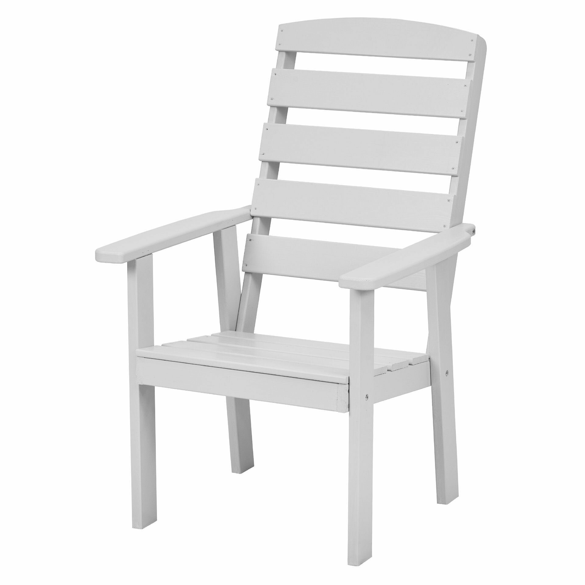 Кресло деревянное для сада и дачи с высокой спинкой, фрозо - фотография № 1