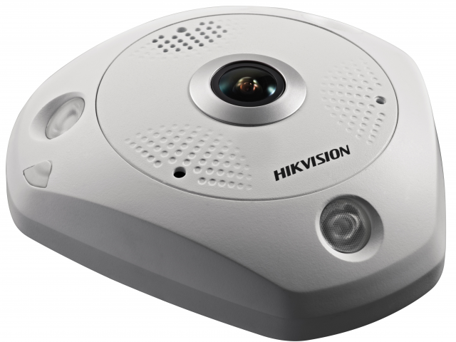 Профессиональная видеокамера IP купольная Hikvision DS-2CD6365G0E-IVS(1.27mm)(B)