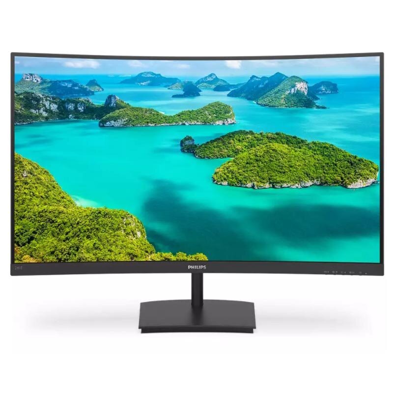 Монитор 24" Philips 241E1SC(00/01) черный VA 1920x1080 250 cd/m^2 4 ms VGA HDMI