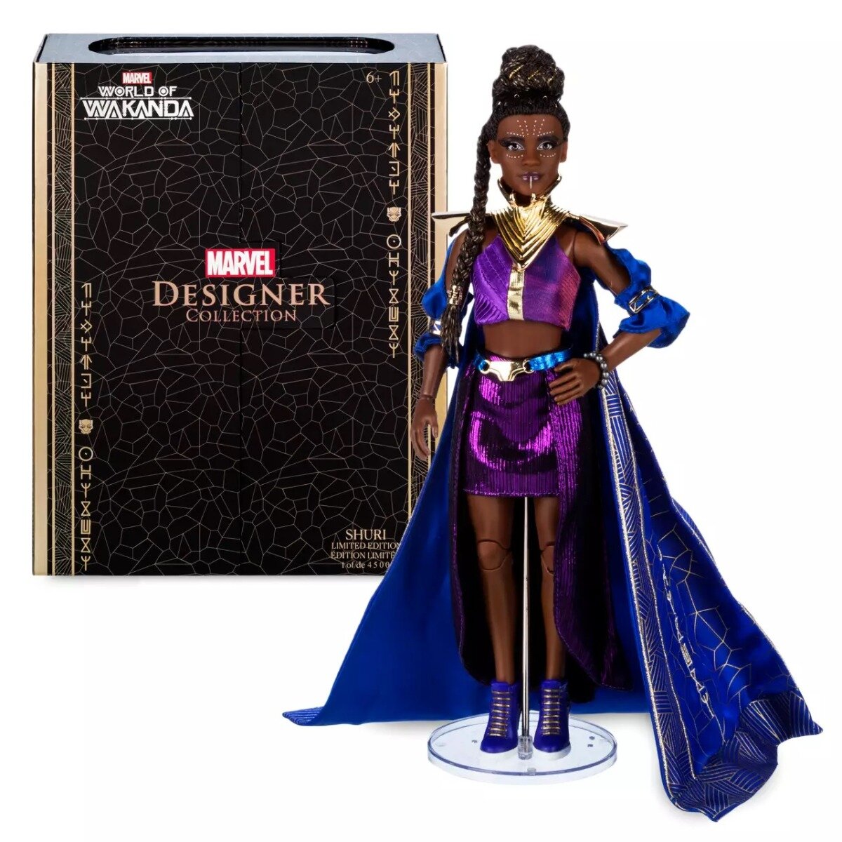 Кукла Disney Marvel Designer Collection– Black Panther: World of Wakanda – Shuri (Дисней Дизайнерская коллекция Марвел - Черная пантера: Мир Ваканды -