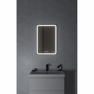 Зеркало Cersanit LED Design Pro 051 55х80 bluetooth с подсветкой прямоугольное (KN-LU-LED051*55-p-Os) - фотография № 4