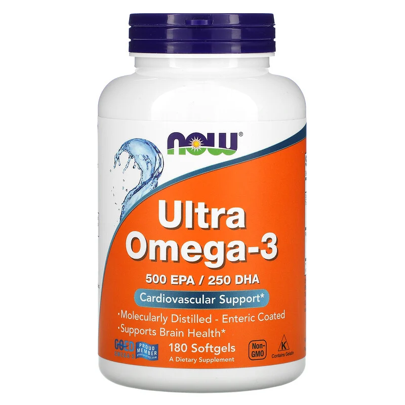 NOW Ultra Omega-3 500 EPA/250 DHA 180 