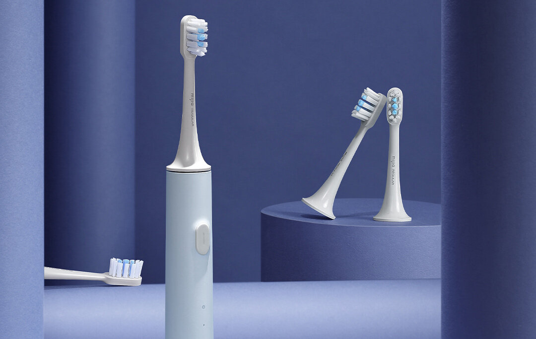 Электрическая зубная щетка Mijia Sonic Electric Toothbrush T500C (Blue) - фотография № 4