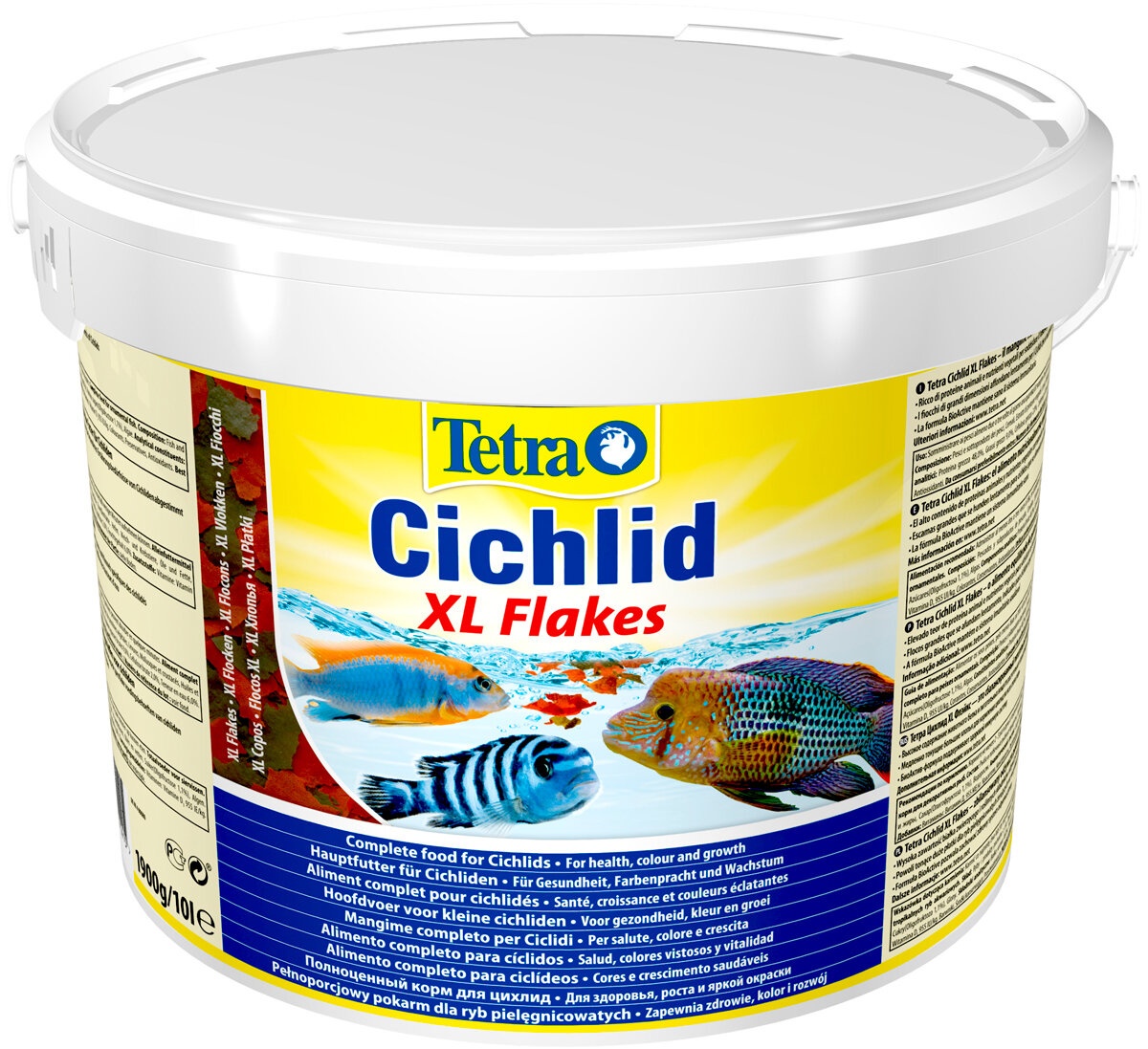 TETRA CICHLID XL FLAKES корм хлопья для всех видов цихлид (500 мл х 2 шт)