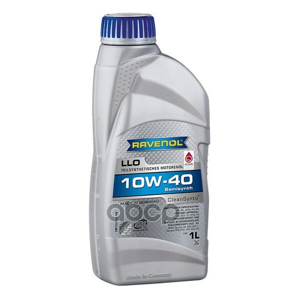 Ravenol Масло Моторное Llo 10W-40 1Л (Полусинтетика)