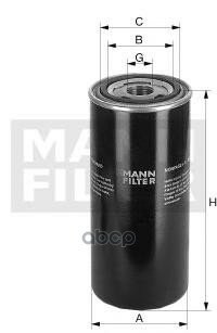 Фильтр Масляный Deutz/Volvo/Renault Truck Mann-Filter Wd 962 MANN-FILTER арт. WD962