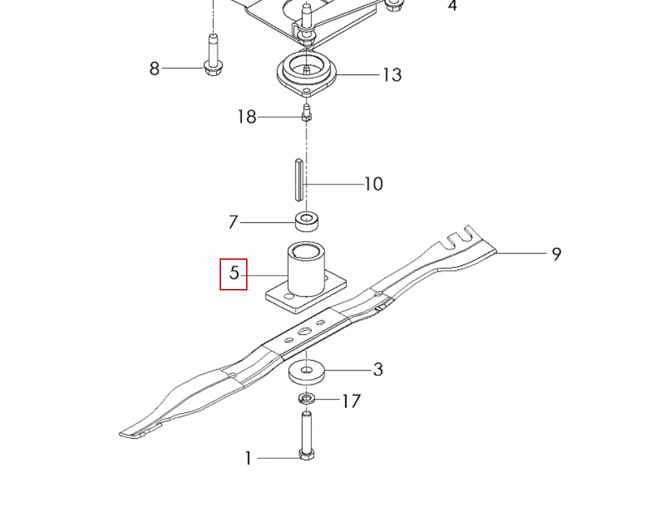 фото Адаптер ножа W53CSB/W53 SBEK HUSQVARNA 5391115-26