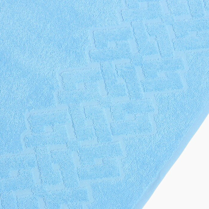 Полотенце махровое Baldric 50Х90см, цвет голубой, 360г/м2, 100% хлопок - фотография № 3