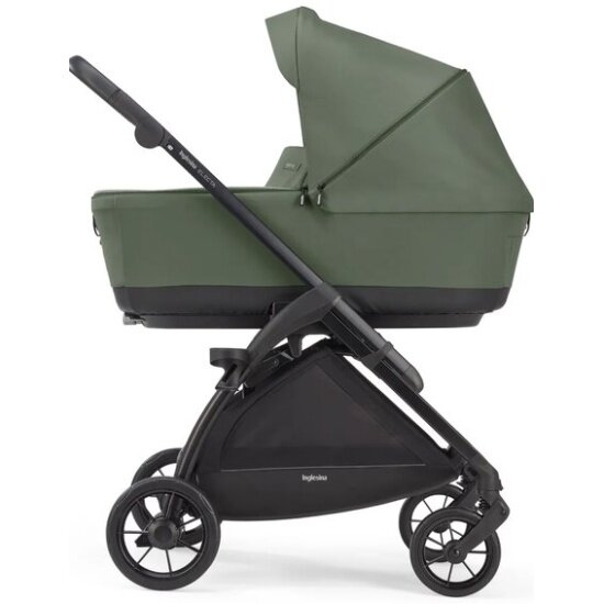 Коляска 2 в 1 INGLESINA Electa System Duo на шасси Electa Black Tribeca Green