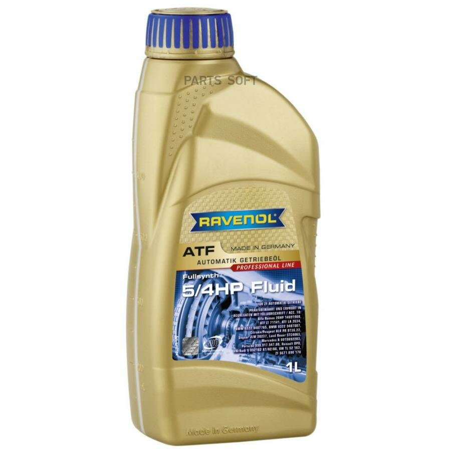 RAVENOL 4014835733213 Масло трансмиссионное Ravenol ATF 5/4 HP 1 л 4014835733213