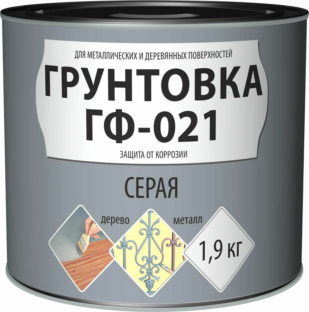 Эмпилс грунтовка ГФ-021 серая (19кг) / EMPILS грунт антикоррозийный ГФ-021 серый (19кг)