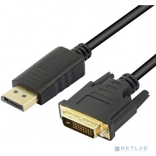 KS-is KS-780B-2 Кабель-переходник 2K DisplayPort 20M на DVI-D dual link 24+1F 1.8м