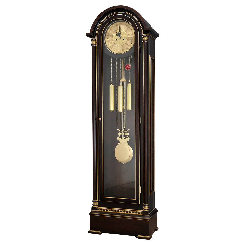 Часы напольные Columbus CR9059-PG-WE «Седой страж» gold