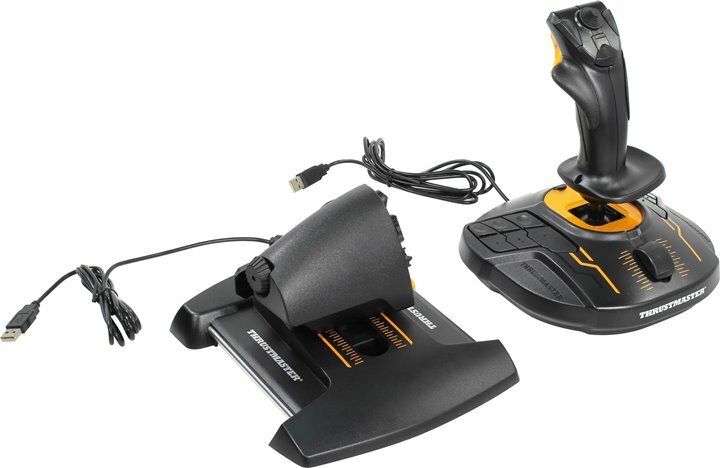 Комплект Thrustmaster T-16000M FCS HOTAS, Black-orange