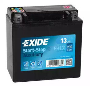 Стартерная аккумуляторная батарея Exide EK131