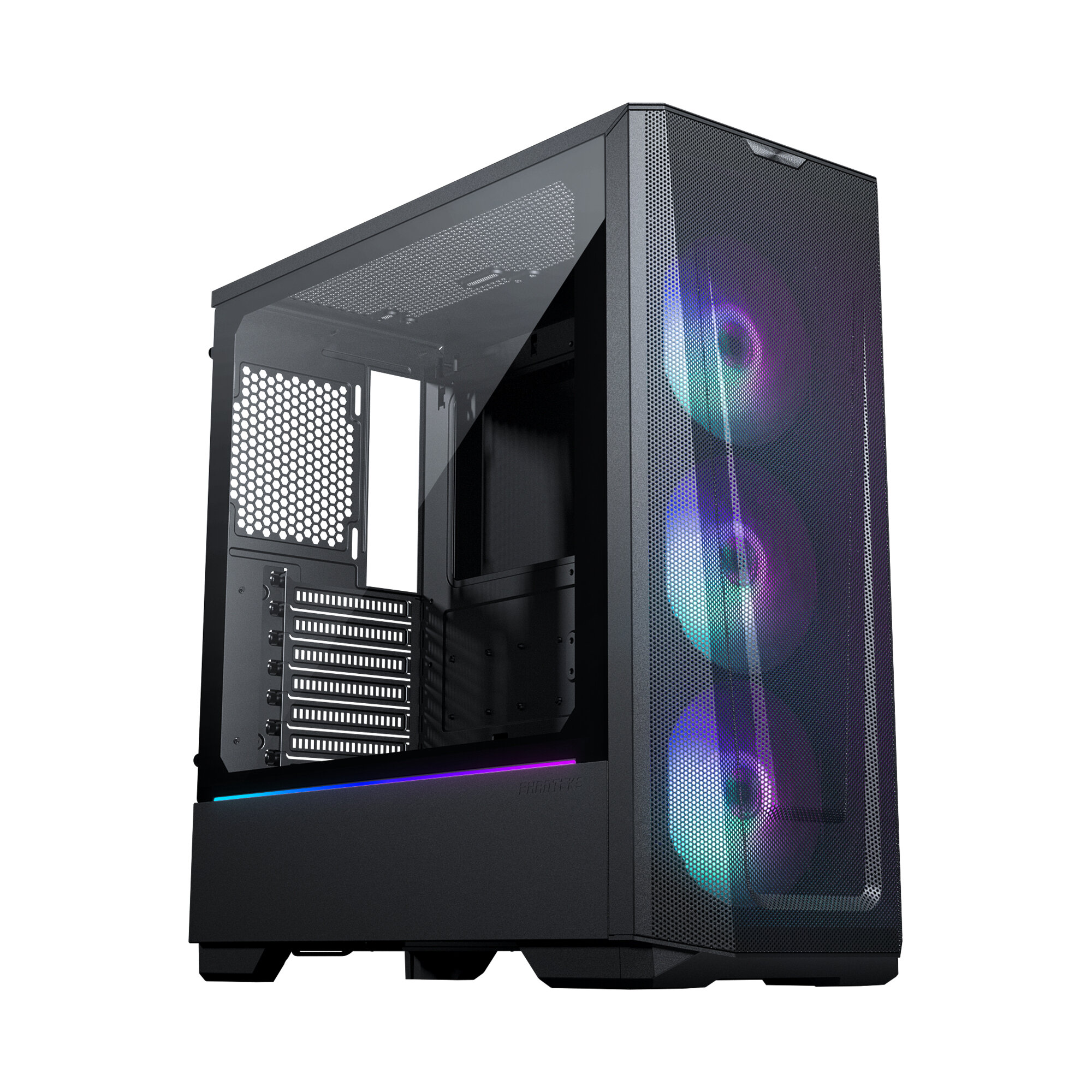 Корпус PHANTEKS Eclipse G360A, Black, 3x120mm ARGB Fan + ARGB Strip, боковая панель Tempered Glass, Mid-Tower / PH-EC360ATG_DBK02_RU