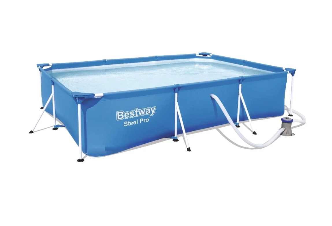 Бассейн каркасный прямоугольный Bestway Steel Pro 300x201x66 см 3300 л - фотография № 4