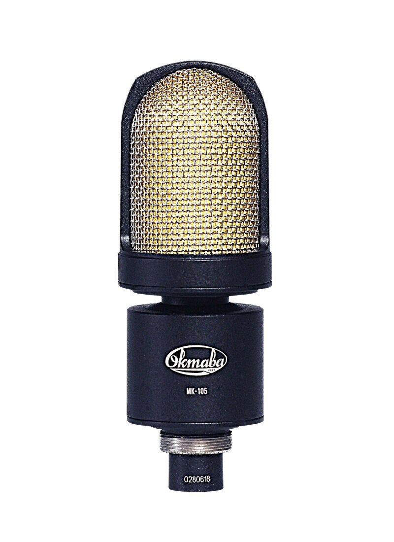 Октава 1051112 МК-105-Ч Микрофон конденсаторный, черный