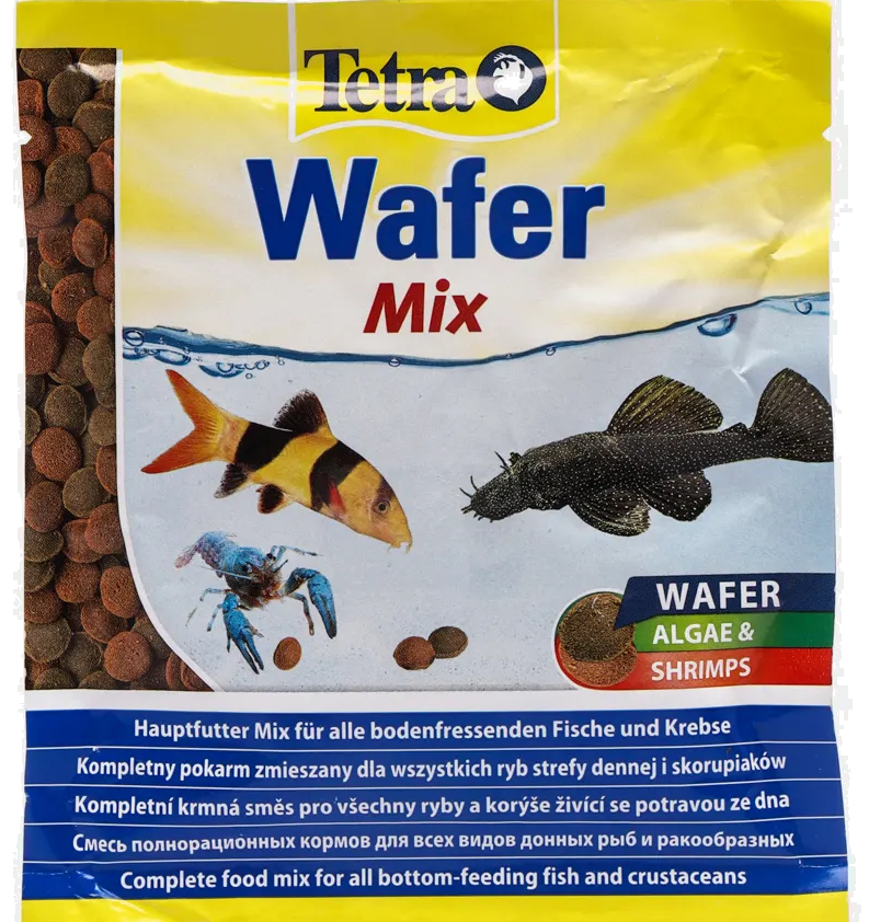 фото Корм д/рыб Tetra (тетра) Wafer Mix Sachet пакет 15г чипсы д/донных рыб и ракообразных/25