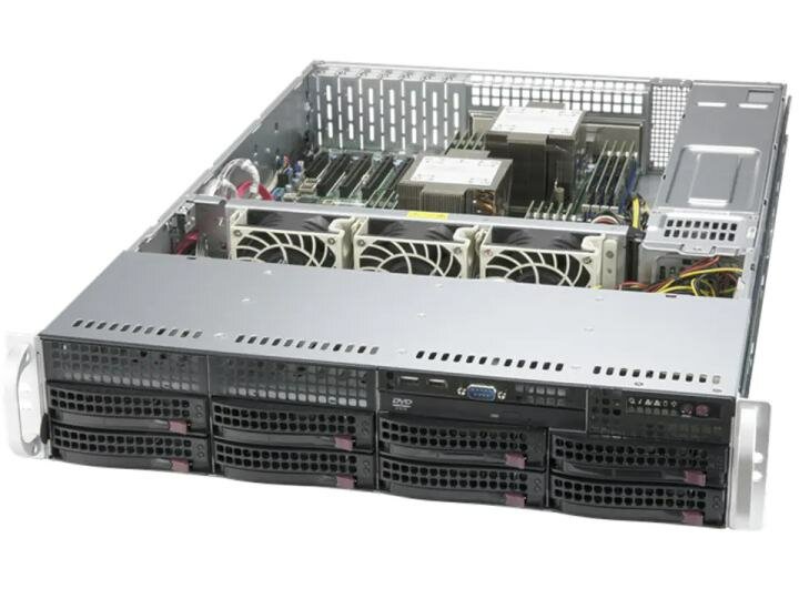 Сервер в корпусе высотой 2U Никс sS9600/pro2U S924S2Hi Xeon Silver 4314/128 ГБ/1 x 512 Гб SSD/Aspeed AST2600