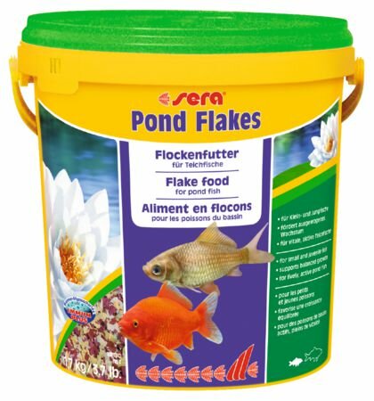 Sera Корм Sera POND FLAKES для мелких прудовых рыб, хлопья 10 л