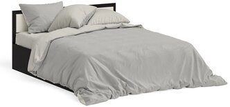 Кровать Фиеста 1600, цвет венге/дуб лоредо, ШхГхВ 163,5х203,5х80 см., сп.м. 1600х2000 мм., без матраса, основание есть