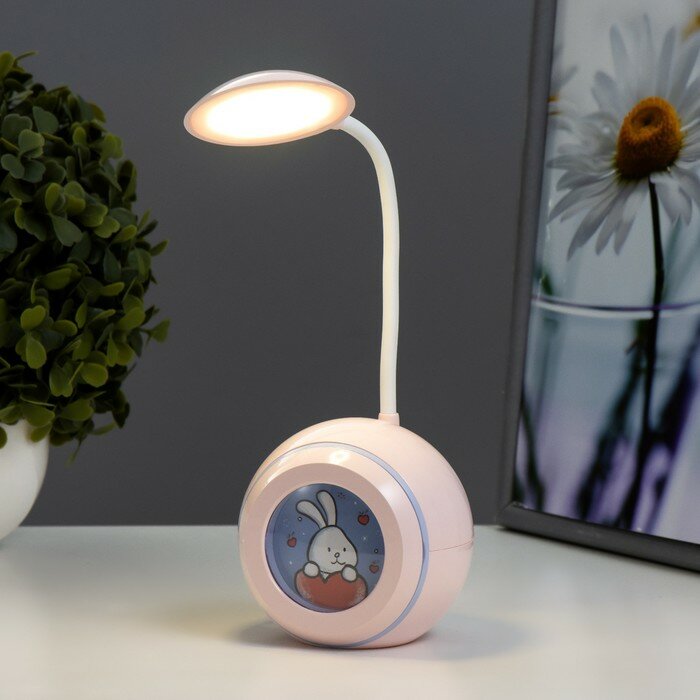 Настольная лампа "Джинни" LED 1Вт USB АКБ микс 10х10х27 см - фотография № 3