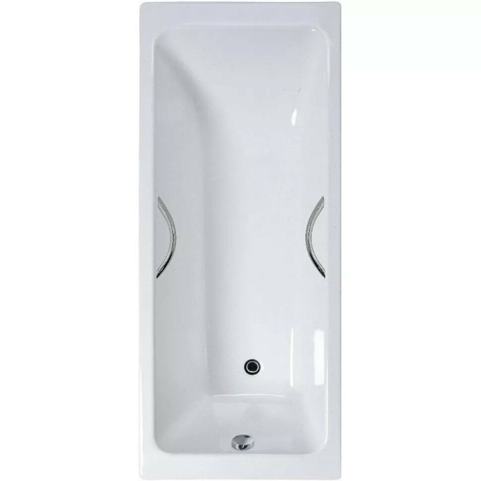 фото Ванна чугунная Универсал Оптима 160x70 с ручками