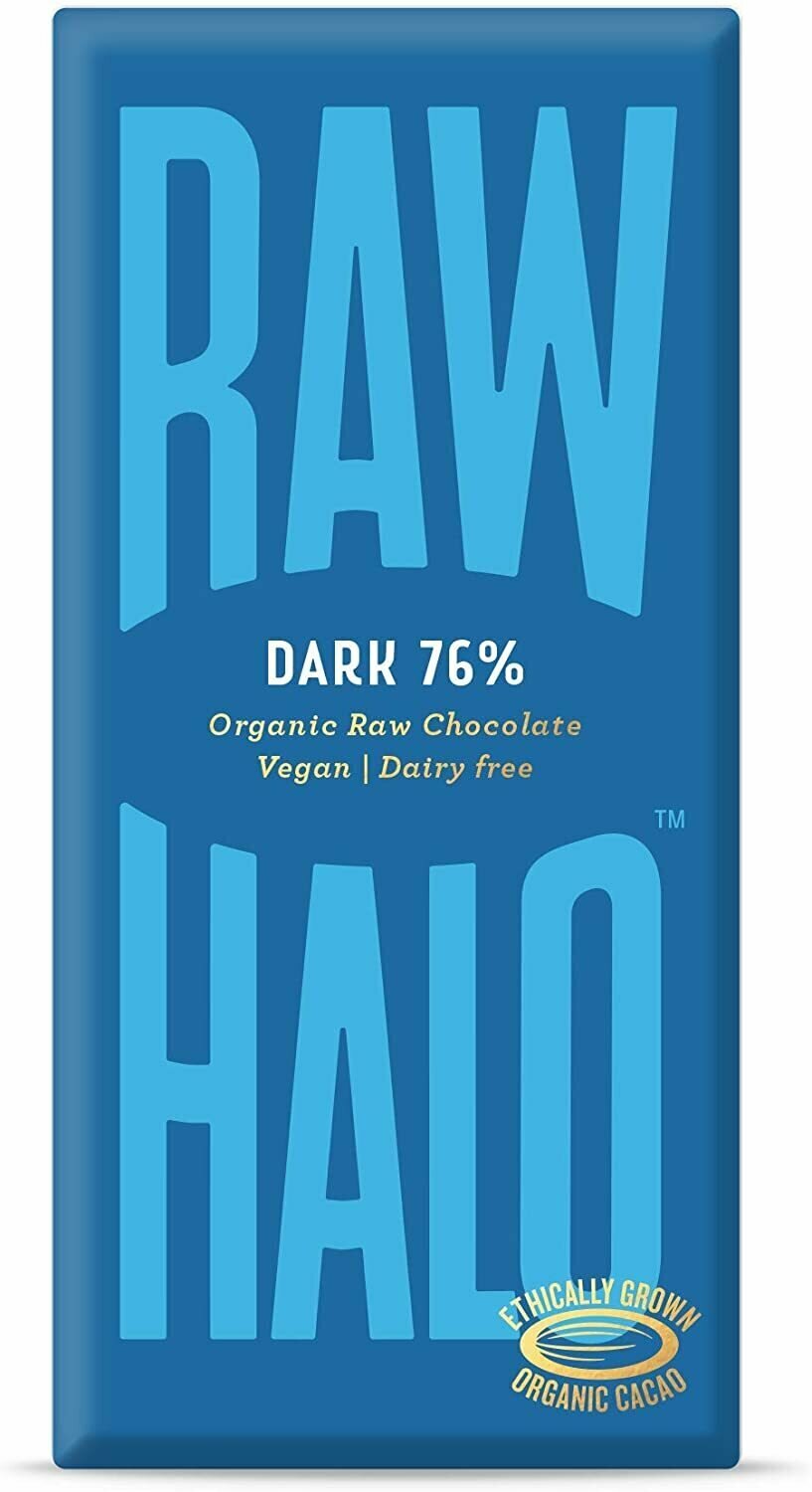 Веганский Шоколад Raw Halo Темный шоколад 76% - фотография № 2