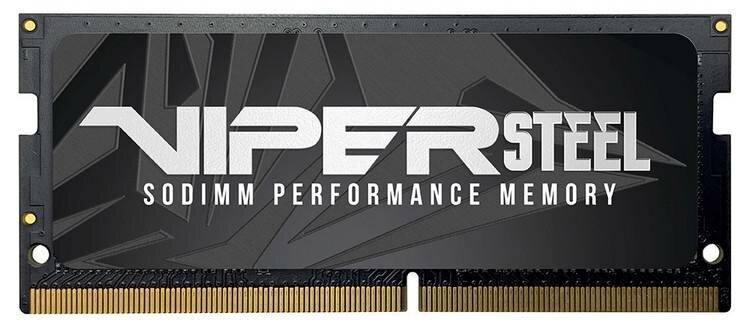 Оперативная память Patriot Viper Steel DDR4 - 16Gb, 2666 МГц, SO-DIMM, CL18 (pvs416g266c8s)