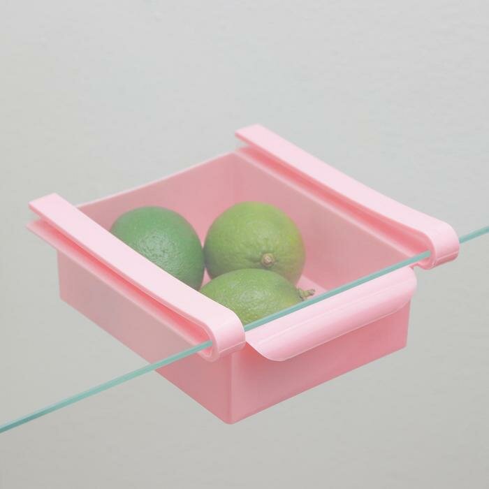 Полка подвесная в холодильник, 16,5×16×8 см, цвет микс - фотография № 1