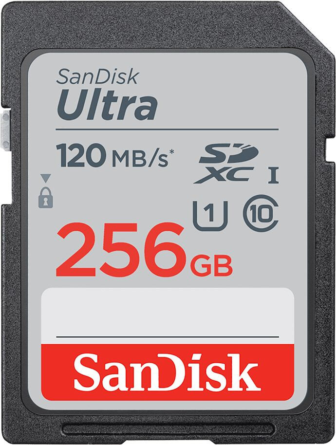 Карта памяти SDXC UHS-I U1 Sandisk Ultra 256 ГБ ГБ