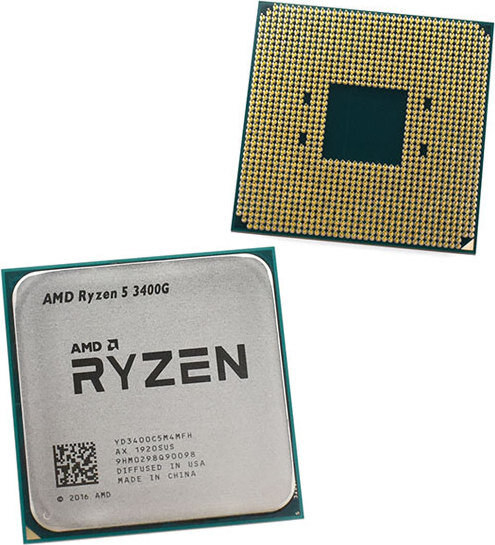 Процессор AMD Ryzen 5 3400G AM4 (yd3400c5m4mfh) (3.7GHz/Radeon RX Vega 11) OEM