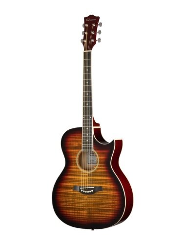 F531-TBS Акустическая гитара, с вырезом, санберст, Caraya