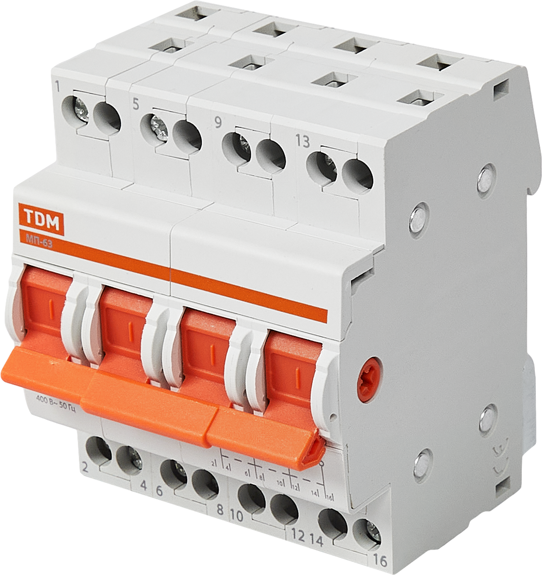 Модульный трехпозиционный переключатель tdm мп 63 4p 63а sq0224 0036 схема подключения