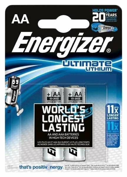 Батарейка Energizer Ultimate lithium AA FSB2 2 шт