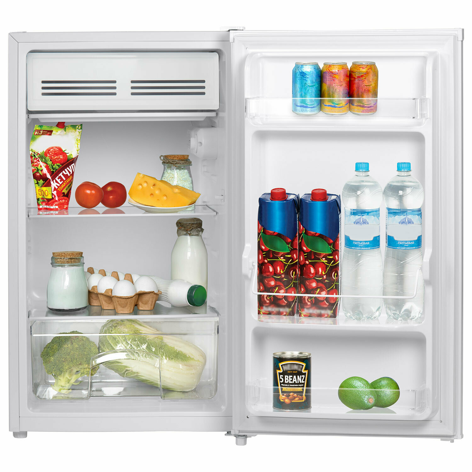 Холодильник SONNEN DF-1-11, однокамерный, объем 95 л, морозильная камера 10 л, 48х45х85 см, белый, 454790 - фотография № 13