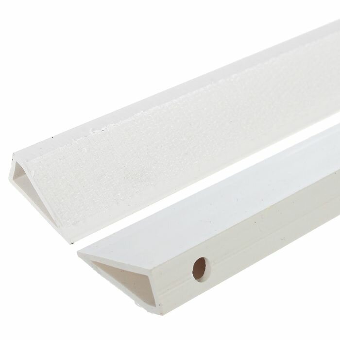 Панель для крепления штор японская, 60 см, цвет белый - фотография № 3
