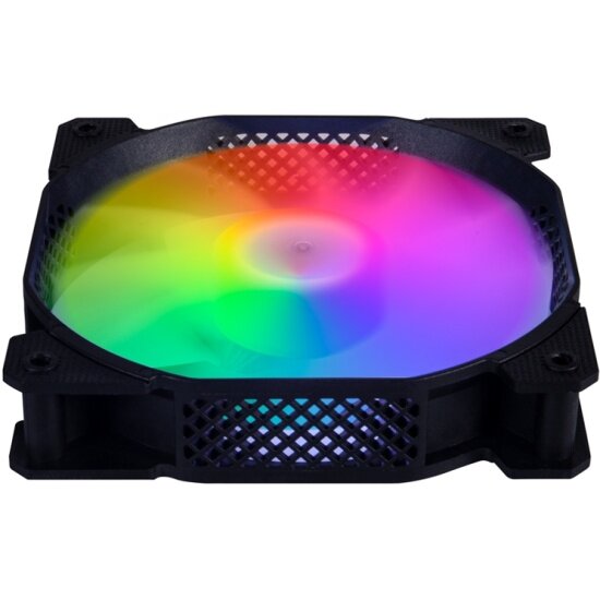 фото 1STPLAYER Вентилятор 1STPLAYER F1 d120мм, 1100об./мин., подсветка (питание от мат.платы) (oem)