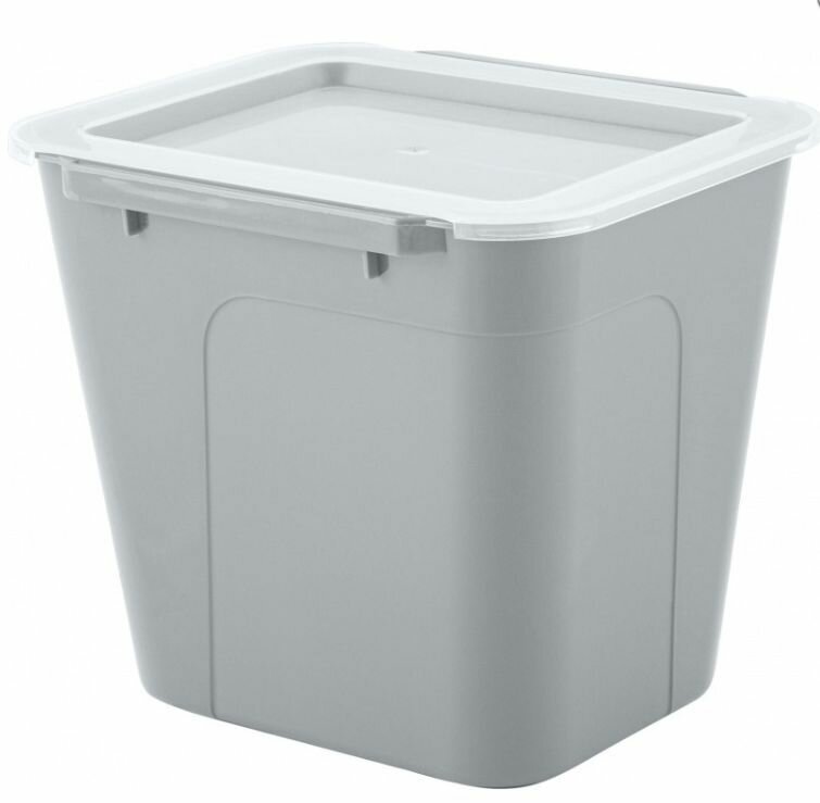 фото Контейнер PLAST TEAM PT657811025 BERGEN M с крышкой 1,3л серый шторм2 шт
