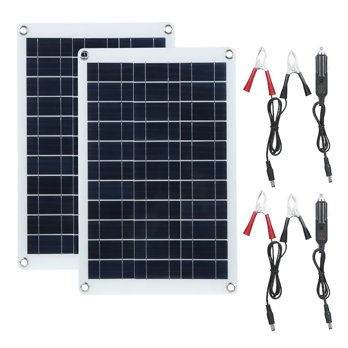Набор гибких солнечных батарей 60Вт Sol Energy 5В/18В (2шт) - фотография № 1